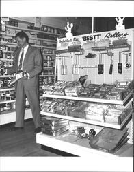 Interior views of the Tomasini Hardware stores at 120 Kentucky Street, Petaluma, California, 1958