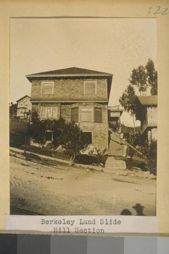 Berkeley Land Slide, Hill Section, North Berkeley