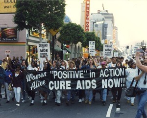Women Alive marching for AIDS Cure Project