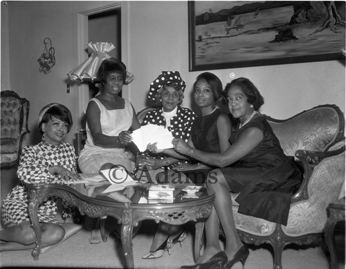 Five women, Los Angeles, 1967