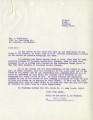 Letter from Geo.[George] H. Hand, Chief Engineer, Maria de los Reyes D. de Francis to Mr. [William] J. Tachibana, January 10, 1925