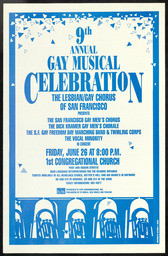 The 9th Annual Gay Musical Celebration poster