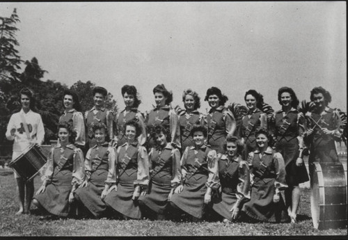 First Pepperdine drill team, 1943-44