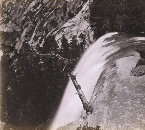 1127. The Top of the Vernal Fall, Yo-Semite Valley, Near View--Mariposa County