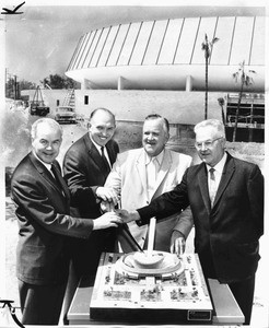 One year anniversary celebration of start of construction on Los Angeles Memorial Sports Arena, 1959