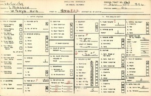 WPA household census for 822 WEST GAGE AVE, Los Angeles County