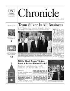 USC chronicle, vol. 17, no. 11 (1997 Nov. 10)