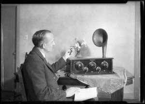 Pacific Coast Radio Co., Radio and speaker, Southern California, 1925