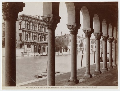 Pe. Ia. No. 12543. Venezia - Museo Civico Correr. Antico fondaco dei Turchi. Il Loggiato. (XI Secolo?)