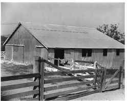 Unidentified Sonoma County barn, 1980s