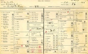 WPA household census for 431 E 40TH, Los Angeles