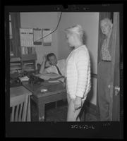 Barbara Payton at Hollywood Police Station, bruised and scarred, refuses to file complaint, 1962