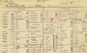 WPA household census for 833 N TOWNSEND