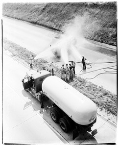 Ammonia truck wreck, 1958