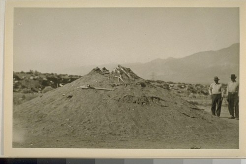 Sweathouse; April 1932; 3 prints, 3 negatives. See also X/23u/P2, no. 11-13