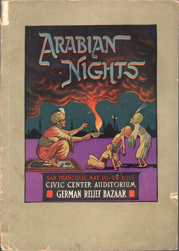 [Cover of Arabian nights German relief bazaar program]