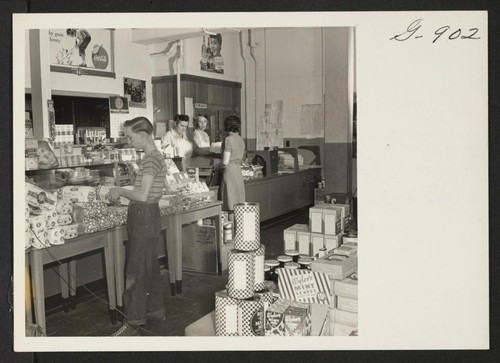 The Cooperative store at the Windsor Locks Housing project at Windsor Locks, Connecticut. Photographer: Van Tassel, Gretchen Windsor Locks, Connecticut