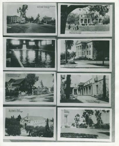 Pomona College postcards, Pomona COllege