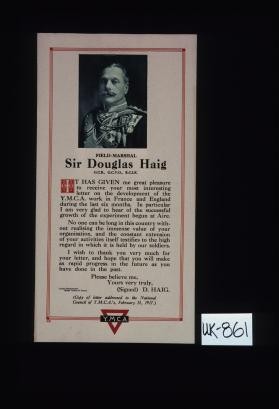 Field Marshal Sir Douglas Haig
