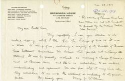 Mary J. Workman letter to Fr. Corr, 1919 December 28