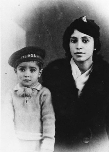 Iranian mother and son
