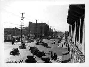 Washington Street near Hill Street, Los Angeles, 1938