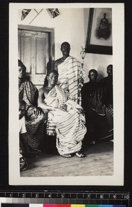 Portrait of King, Ghana, 1926