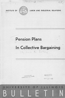 Pension Plans in Collective Bargaining