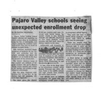 Pajaro Valley schools seeing unexpected enrollment drop