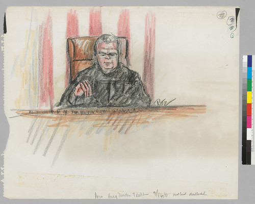 7/16/71 Judge Harold B. Hove; Huey Newton 2nd trial deadlocked