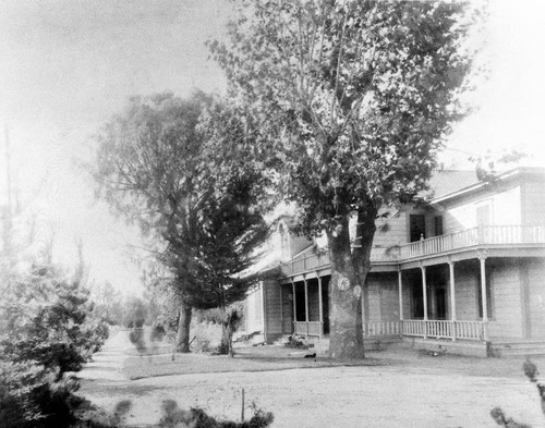 Home of Charles Wheaton Wilcox, "The Villa," 310 South Pasadena Avenue, Tustin, ca. 1898