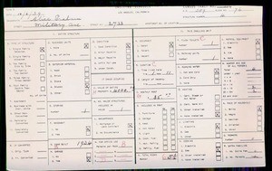 WPA household census for 2733 MILITARY, Los Angeles