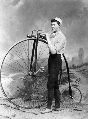 19th century cyclist