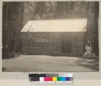 Camp Califorest. Enlarged woodshed. E.F. 1936