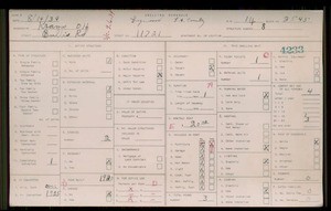 WPA household census for 11721 BULLIS, Los Angeles County