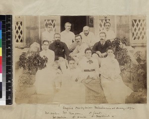 English Presbyterian missionaries based in Xiamen, Fujian Province, China, 1892