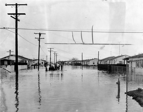 Flood waters in Keystone district