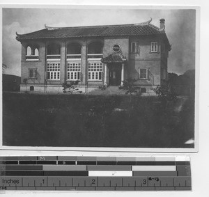The missioners house at Jiangmen, China, 1928