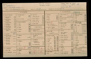 WPA household census for 3819 S FLOWER DR, Los Angeles