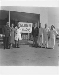 Employees of Glenn Buick, Petaluma, California, 1961