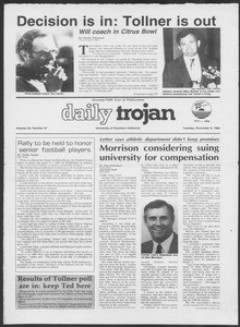 Daily Trojan, Vol. 102, No. 67, December 09, 1986