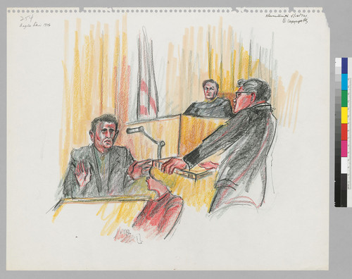 4/13/72 Klementovitch [sp?], Judge Richard Arnason, District Attorney Albert Harris, Jr., Court Reporter