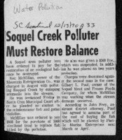 Soquel Creek Polluter Must Restore Balance