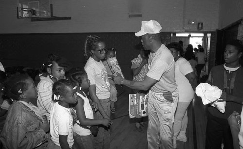First AME Church Annual Toy Drive, Watts, 1989
