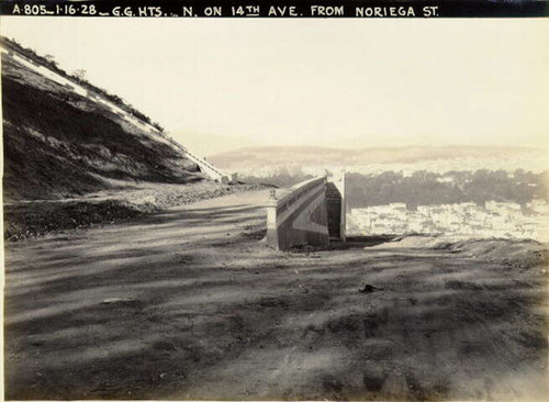 [Golden Gate Heights - north on 14th Avenue from Noriega Street]
