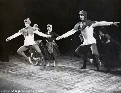 Roderick Drew, Michael Smuin, and others performing in Christensen's Lady of Shalott, 1958