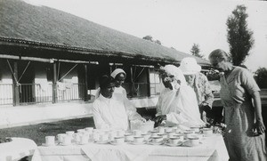 Wedding tea, India, ca. 1930