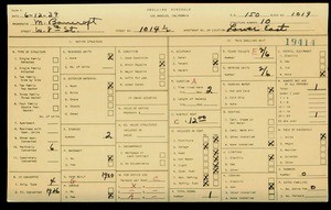 WPA household census for 1014 W 8TH, Los Angeles