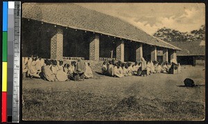 Outdoor classroom, India, ca.1920-1940