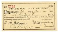 Poll tax receipt